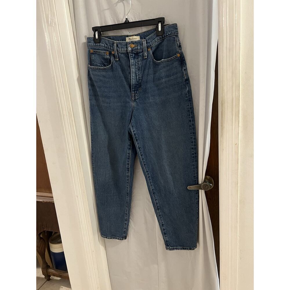 Madewell Balloon Jeans Sz 8 Cropped Festival Coastal Western Boho - Picture 2 of 6